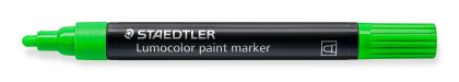 Маркер Staedtler Lumocolor Paint 349, акрилен, НЕОНЗЕЛЕН