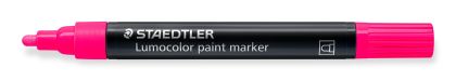 Маркер Staedtler Lumocolor Paint 349, акрилен, НЕОНРОЗОВ