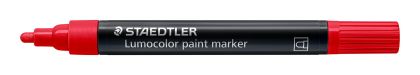 Маркер Staedtler Lumocolor Paint 349, акрилен, ЧЕРВЕН
