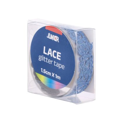 Самозалепваща се лента Junior, с брокат, асорти
