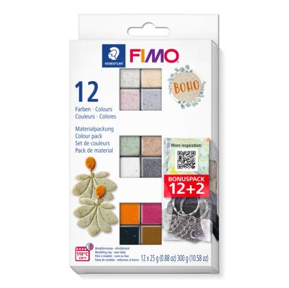 Комплект глина Staedtler Fimo, 12цв. х 25g, 8013C12-5P