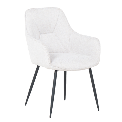 Трапезен стол BARNET - светлосив SH