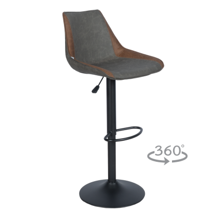 Бар стол GROVE - тъмносив