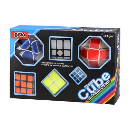 Комплект Кубче на Рубик Ozzo, 6 броя