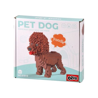 Конструктор Кафяв пудел Ozzo, 72 части