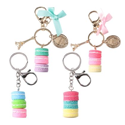 Ключодържател Takk KR40, френски макарони, асорти, 1 брой