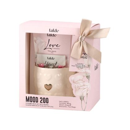 Чаша Takk Toby, керамична, с 5 g чай и гривна