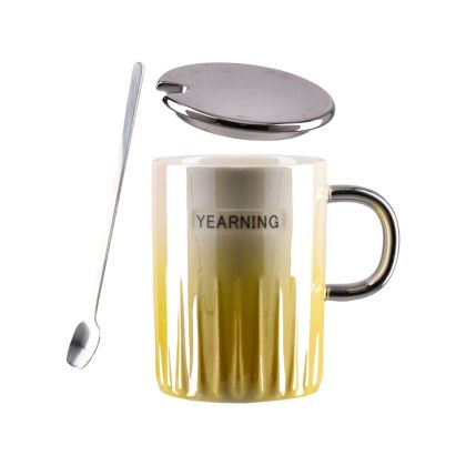 Чаша Takk Moka, Yearling бира, керамична, с капак и лъжица