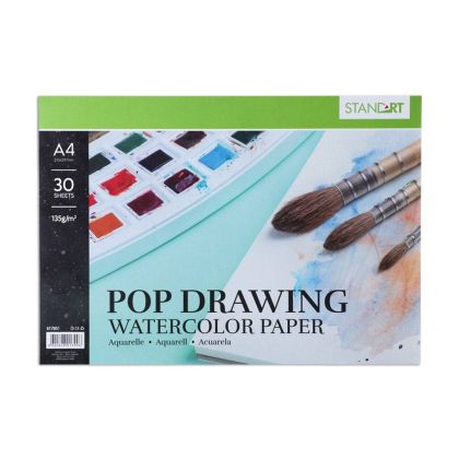 Пад за рисуване Standart Pop Drawing, A4, 135 g/m2, 30 листа