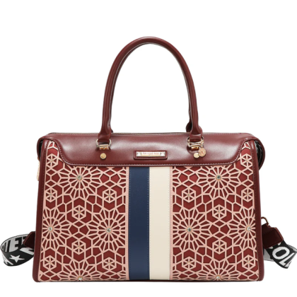 Чанта Nicole Lee, 35.5x22x15.5 cm, бордо