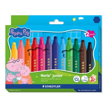 Флумастри Staedtler NJ Peppa Pig 329, 12 цвята