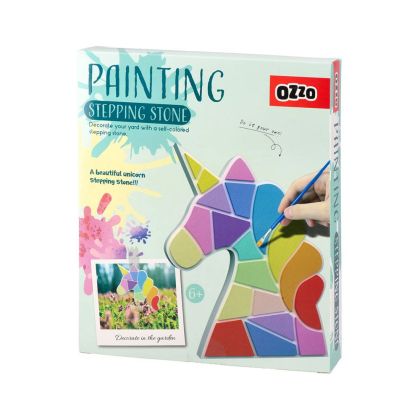 Комплект рисуване на камъни за декорация Ozzo, еднорог