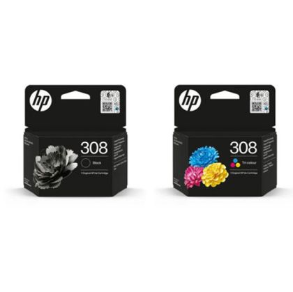 Оригинален патрон HP 6L6S6UE, No308, 160 страници/5%, Black+Color