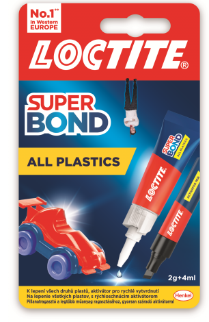 Loctite Super Bond Всички видове пластмаса