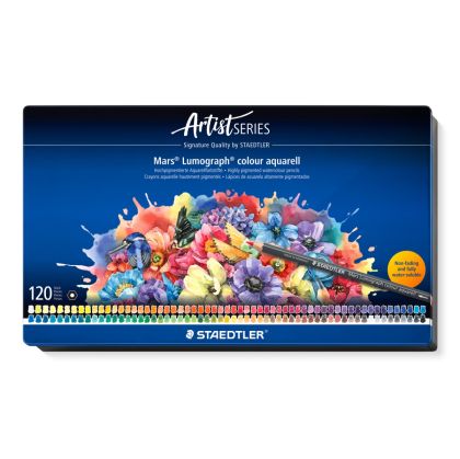 Цветни моливи Staedtler Mars Lum. Aquarell 104, 120 цвята