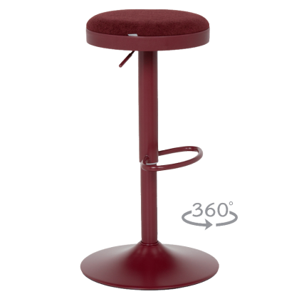 Бар стол BARACO - червен