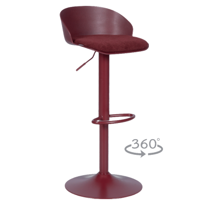 Бар стол ARELATE - червен