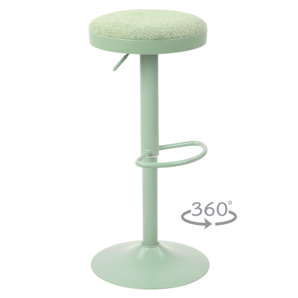 Бар стол BARACO - светлозелен