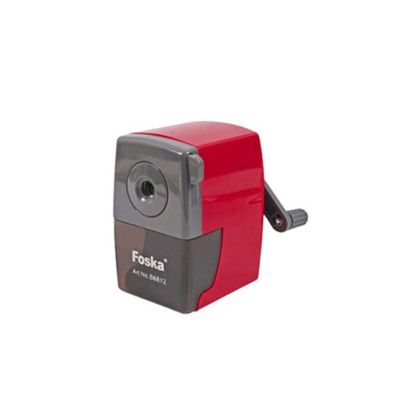 Foska Острилка, механична, настолна, червена