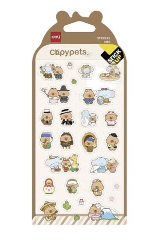 Стикери Deli Stick Up Capypets EA964