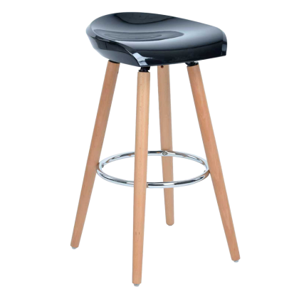 Бар стол ERIDU - черен