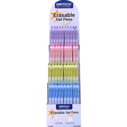 Дисплей изтриваеми гел химикалки Writech Cute, 96 броя