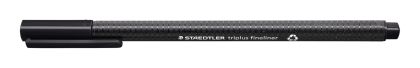 Тънкописец Staedtler Triplus 334, черен 9