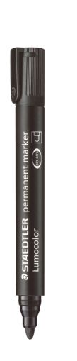 Маркер Staedtler Lumocolor 352, перманентен, объл връх,черен