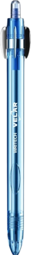 Гел химикалка Writech Velar, прозрачно синя