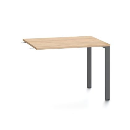 Помощен плот RFG Monaco, 1000 x 800 x 750 mm, ПДЧ 25 mm, плот бряст, черен метал