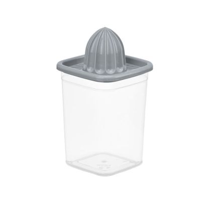 Сокоизстисквачка Leknes, с диспенсър и капак, 1 L, сива