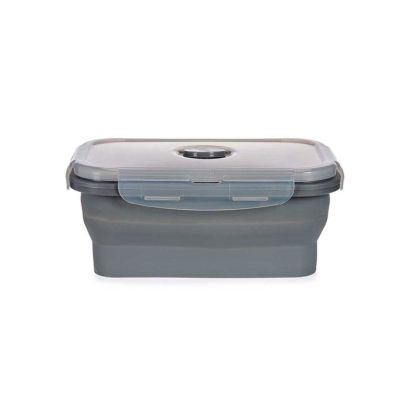 Кутия за обяд Kinvara, сгъваема, 540 ml, антрацит
