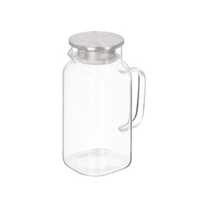 Кана Vivalto, боросиликатно стъкло, с метален капак, 1.2 L