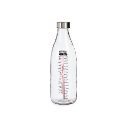 Бутилка с мерителна скала Vivalto, с метална капачка, 1 L