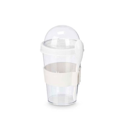 Чаша Leknes, с лъжица, 400 ml, асорти