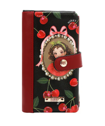 Портфейл Nikky, 17.5x10x2 cm, Cherry Lips