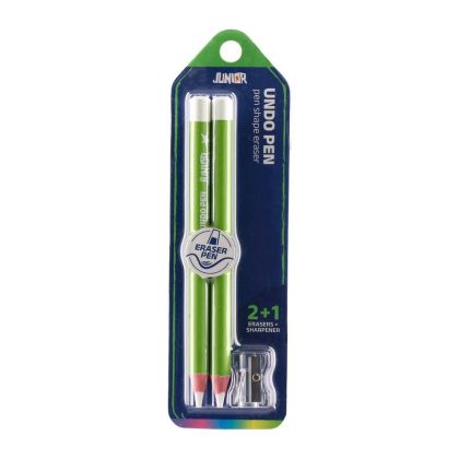 Гума-молив Junior Undo Pen, 2 броя, с острилка