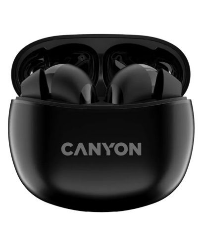 Слушалка Canyon TWS-5 безжични, Черен
