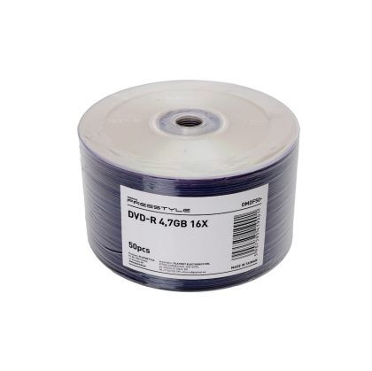 DVD-R Omega Freestyle 4.7GB, 16x, опаковка 50 броя на пакет
