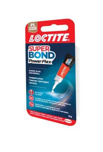 Секундно лепило Loctite Super Bond Power Flex, 2g