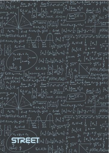 Бележник А6, 40 листа, MATH2