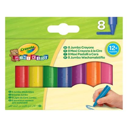 Цветни моливи Crayola Jumbo mini kids, 8цвята