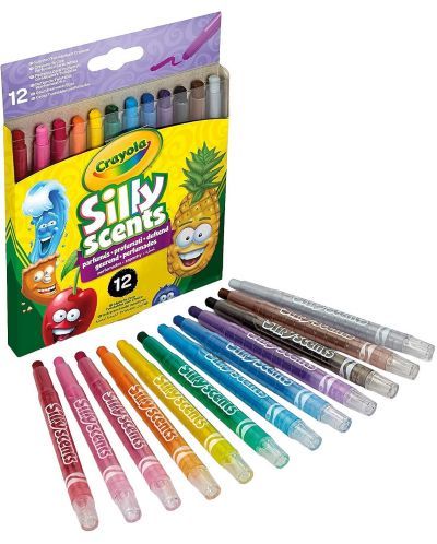 Пастели Crayola Silly Scents ароматни 12цвята