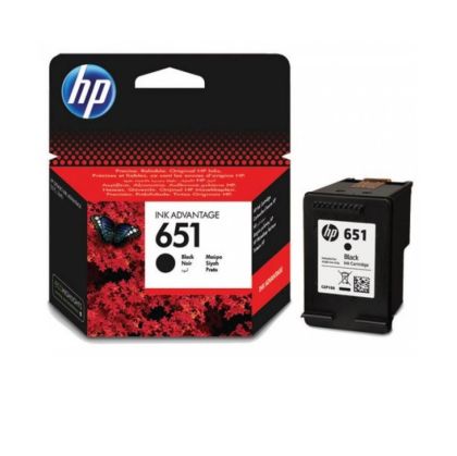 Оригинална мастилена касета  HP651bk