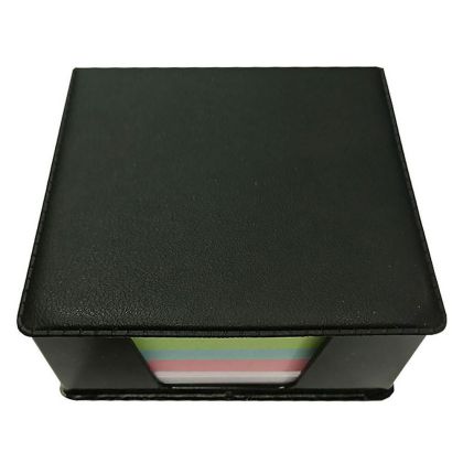 Кубче цветно 75 х 75 mm, 300 л. в кожена поставка с капак