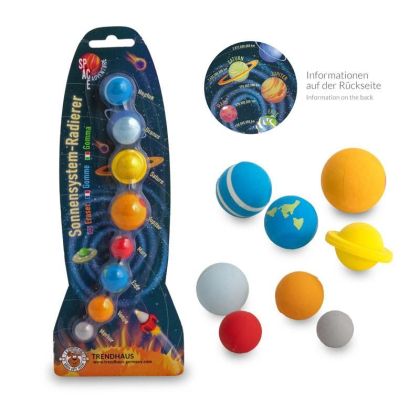Комплект гумички Trendhaus Space Adventure, 8 броя