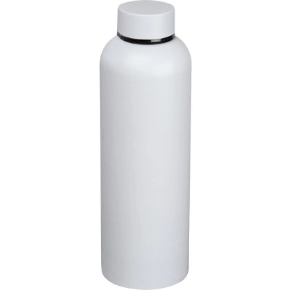 Метална бутилка за вода, 700ml, бяла