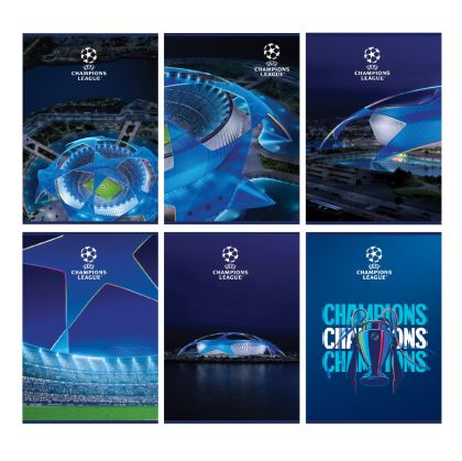 Тетрадка с телчета А5, 60 листа, широки редове, UEFA