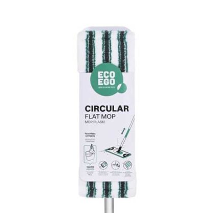Моп York Eco Ego Circular, 40 х 15 cm, с държач и дръжка, 137 cm