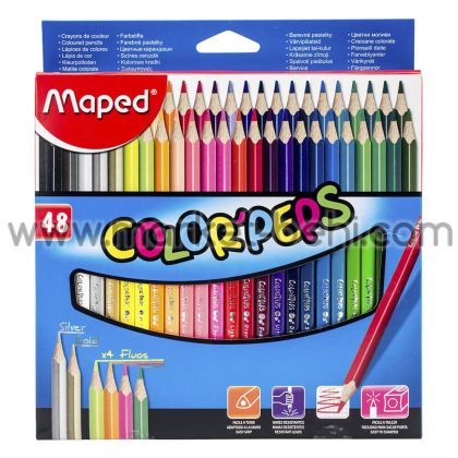 Цветни моливи Maped 48 цвята